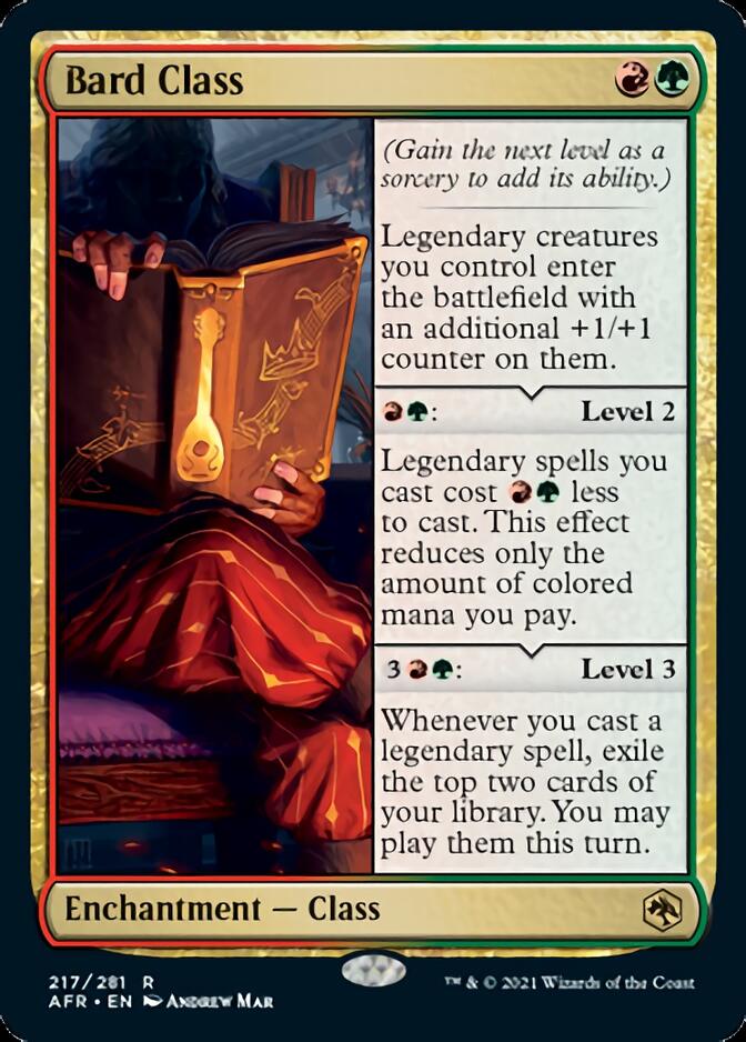 Bard Class [Dungeons & Dragons: Adventures in the Forgotten Realms] - Magic: The Gathering - Card Brawlers | Quebec | Canada |