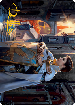 Dennick, Pious Apprentice Art Card (Gold-Stamped Signature) [Innistrad: Midnight Hunt Art Series] - Magic: The Gathering - Card Brawlers | Quebec | Canada |