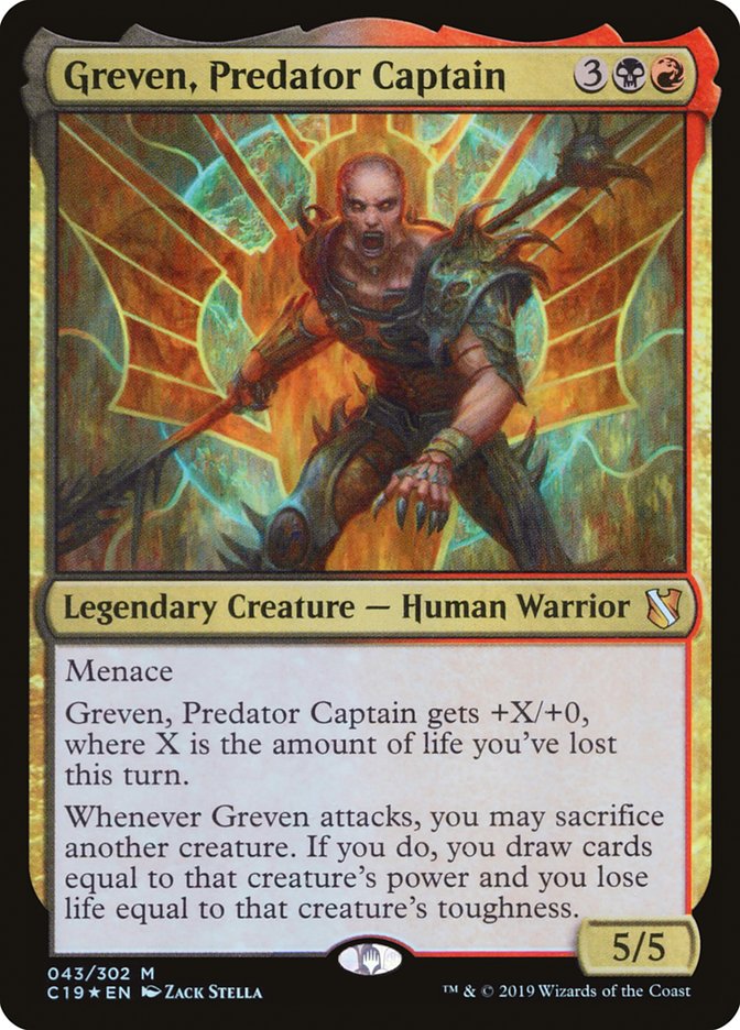 Greven, Predator Captain [Commander 2019] - Magic: The Gathering - Card Brawlers | Quebec | Canada |