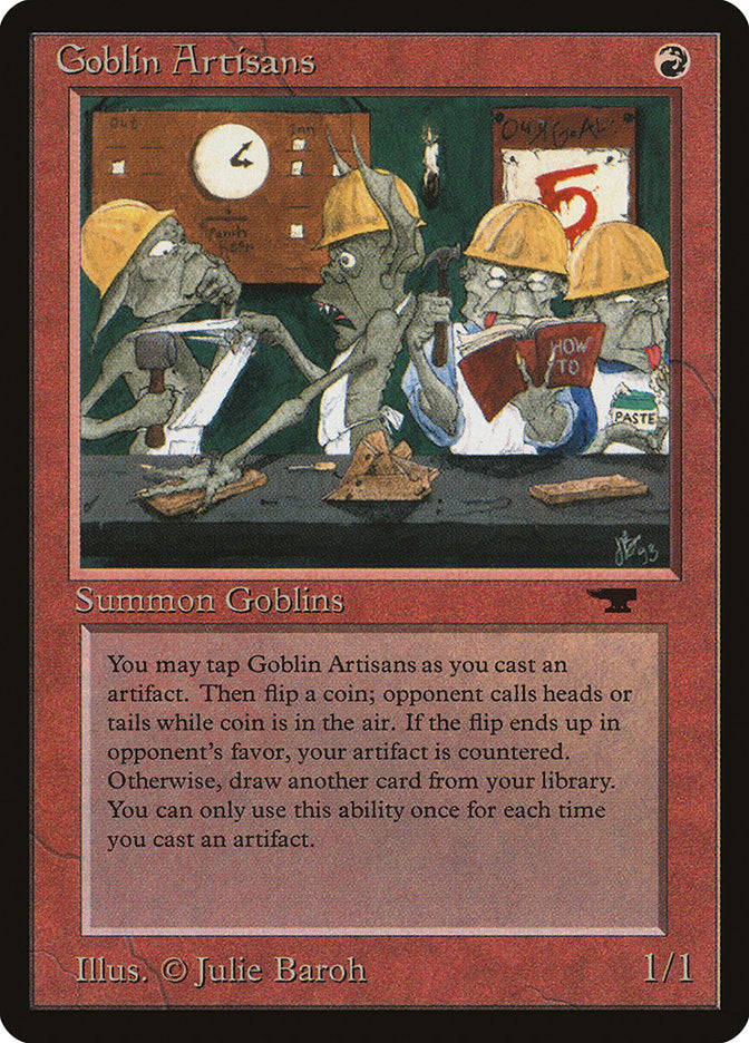 Goblin Artisans [Antiquities] - Magic: The Gathering - Card Brawlers | Quebec | Canada |