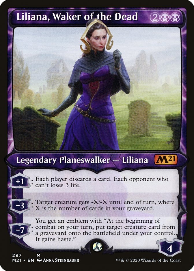 Liliana, Waker of the Dead (Showcase) [Core Set 2021] - Magic: The Gathering - Card Brawlers | Quebec | Canada |