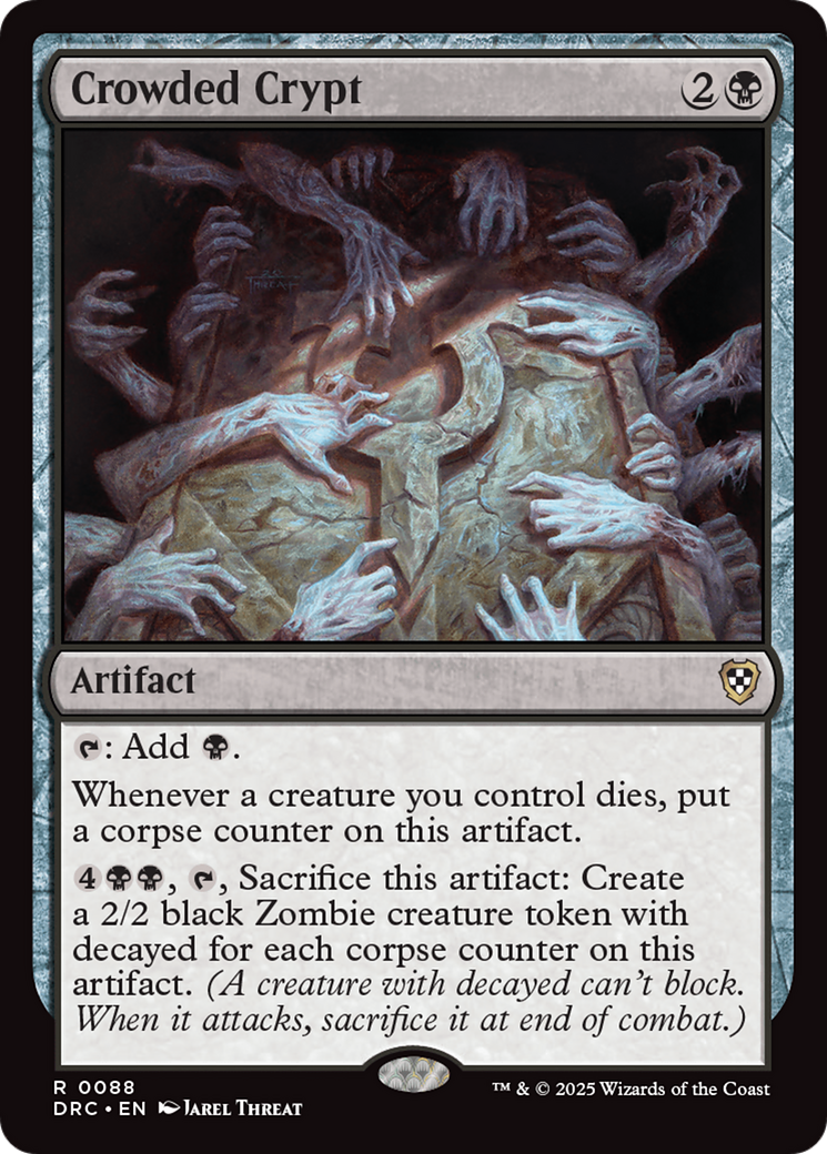 Crowded Crypt [Aetherdrift Commander] - Magic: The Gathering - Card Brawlers | Quebec | Canada |