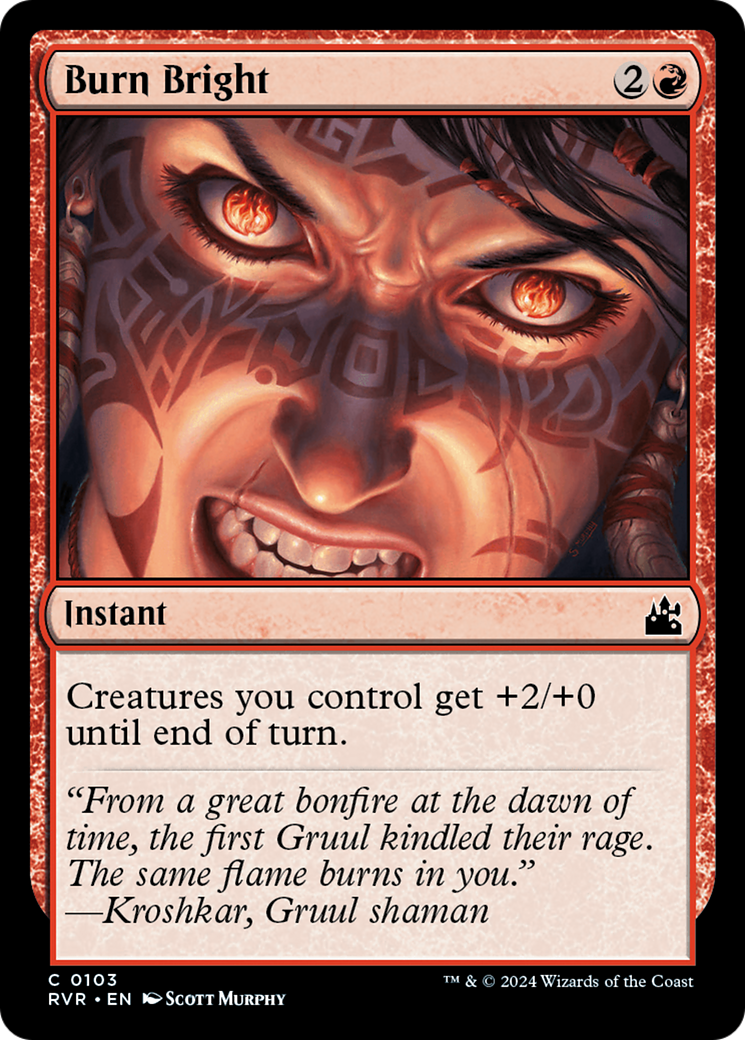 Burn Bright [Ravnica Remastered] - Magic: The Gathering - Card Brawlers | Quebec | Canada |