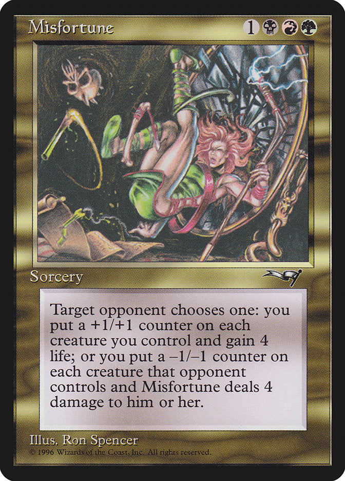 Misfortune [Alliances] - Magic: The Gathering - Card Brawlers | Quebec | Canada |