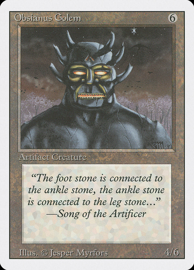 Obsianus Golem [Revised Edition] - Magic: The Gathering - Card Brawlers | Quebec | Canada |