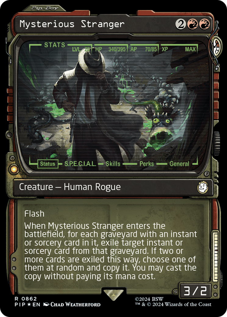 Mysterious Stranger (Showcase) (Surge Foil) [Fallout] - Magic: The Gathering - Card Brawlers | Quebec | Canada |