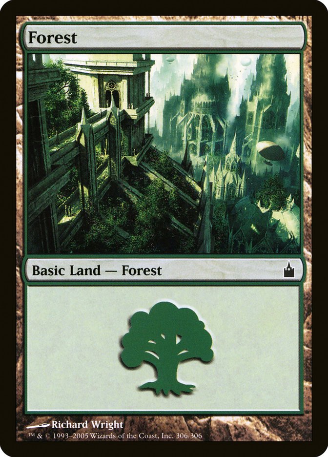 Forest (306) [Ravnica: City of Guilds] - Magic: The Gathering - Card Brawlers | Quebec | Canada |