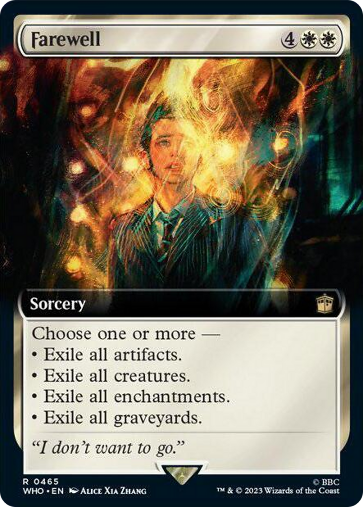 Farewell (Extended Art) [Doctor Who] - Magic: The Gathering - Card Brawlers | Quebec | Canada |