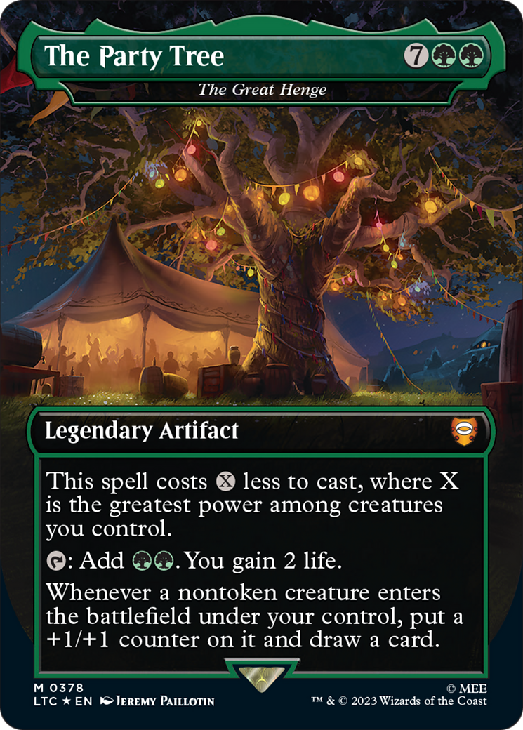 The Party Tree - The Great Henge (Surge Foil Realms and Relics) [The Lord of the Rings: Tales of Middle-Earth Commander] - Magic: The Gathering - Card Brawlers | Quebec | Canada |