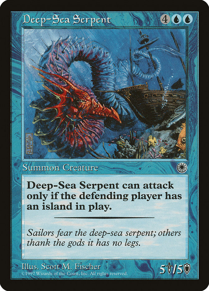 Deep-Sea Serpent [Portal] - Magic: The Gathering - Card Brawlers | Quebec | Canada |