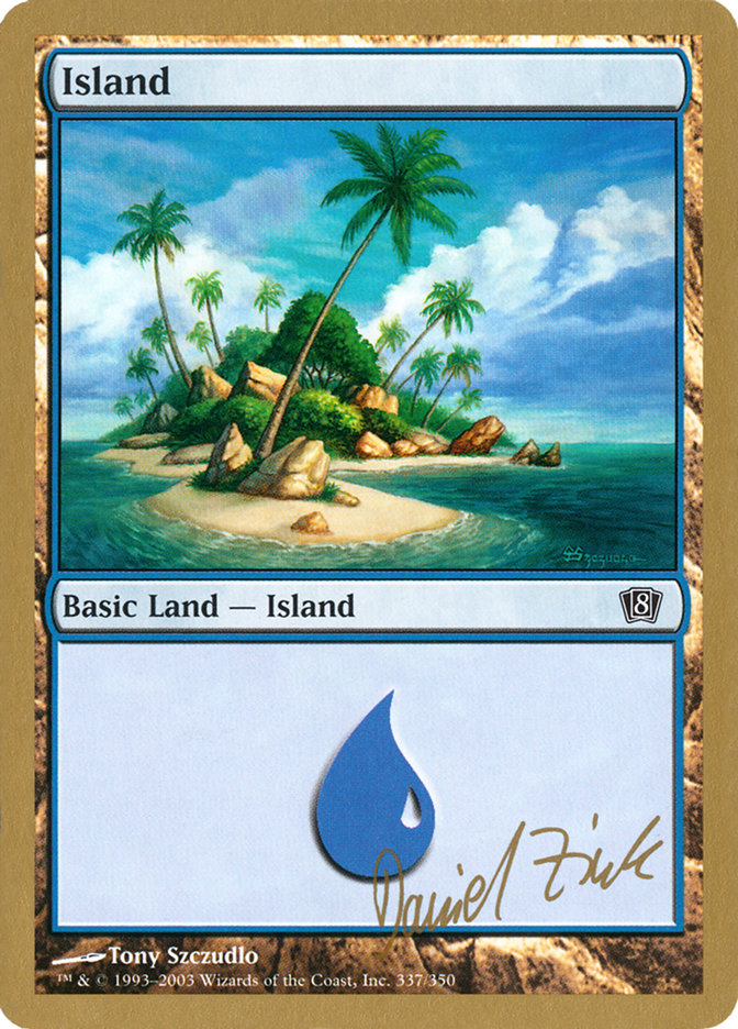 Island (dz337) (Daniel Zink) [World Championship Decks 2003] - Magic: The Gathering - Card Brawlers | Quebec | Canada |