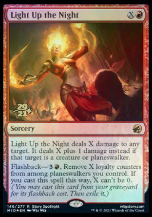 Light Up the Night [Innistrad: Midnight Hunt Prerelease Promos] - Magic: The Gathering - Card Brawlers | Quebec | Canada |