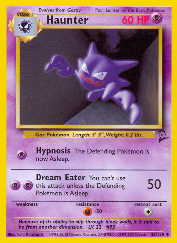 Haunter (43/130) [Base Set 2] - Pokémon - Card Brawlers | Quebec | Canada |