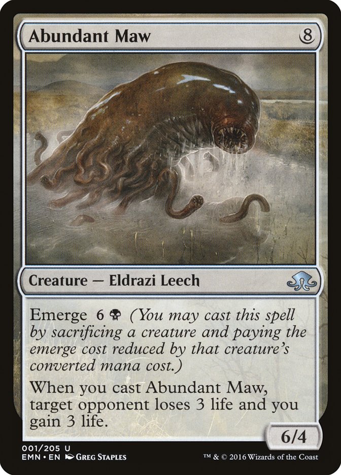 Abundant Maw [Eldritch Moon] - Magic: The Gathering - Card Brawlers | Quebec | Canada |