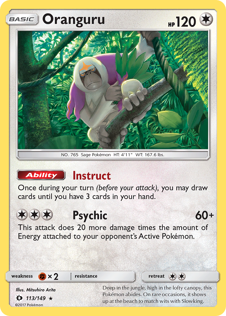Oranguru (113/149) [Sun & Moon: Base Set] - Pokémon - Card Brawlers | Quebec | Canada |