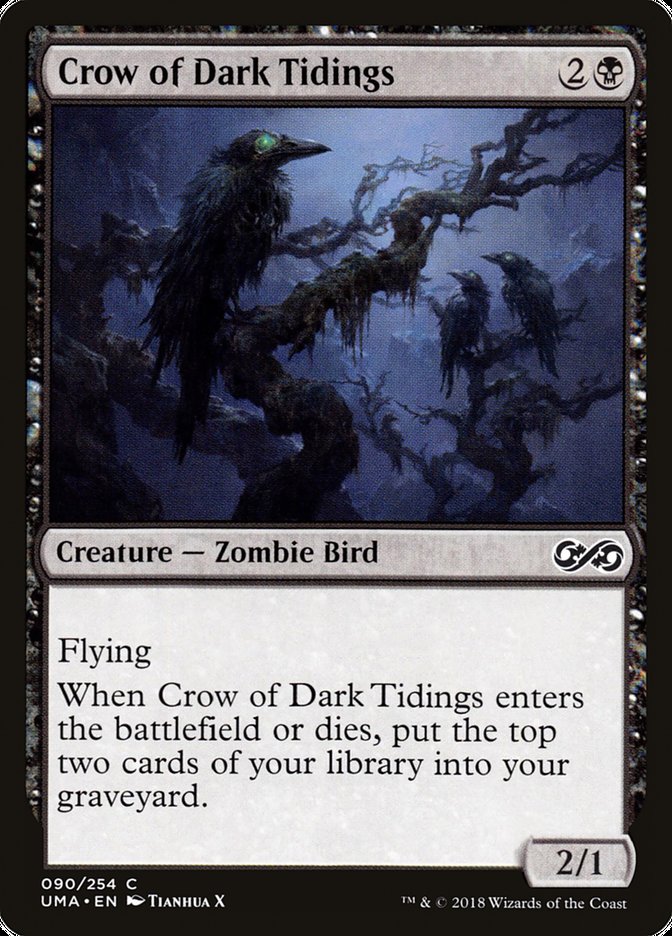 Crow of Dark Tidings [Ultimate Masters] - Magic: The Gathering - Card Brawlers | Quebec | Canada |