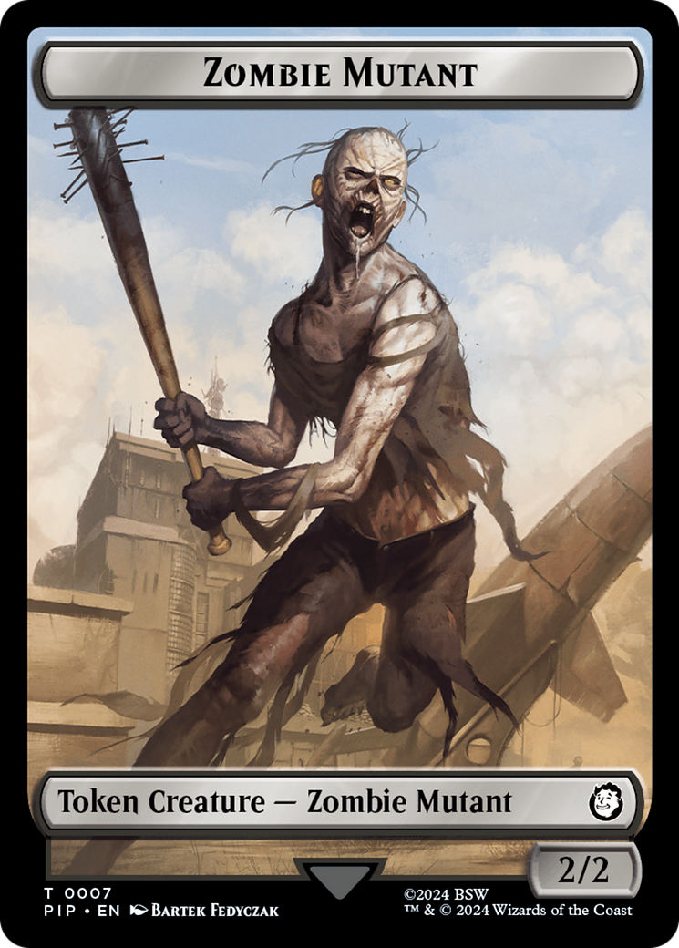 Zombie Mutant // Clue Double-Sided Token [Fallout Tokens] - Magic: The Gathering - Card Brawlers | Quebec | Canada |