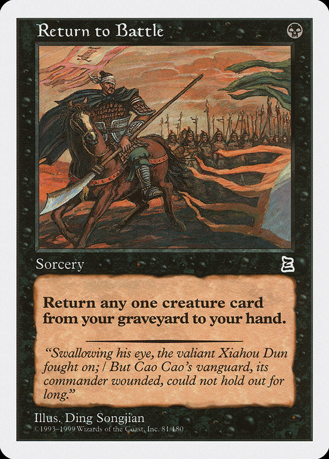 Return to Battle [Portal Three Kingdoms] - Magic: The Gathering - Card Brawlers | Quebec | Canada |