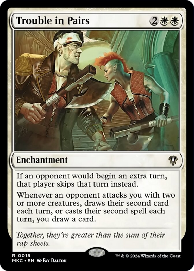Trouble in Pairs [Murders at Karlov Manor Commander] - Magic: The Gathering - Card Brawlers | Quebec | Canada |