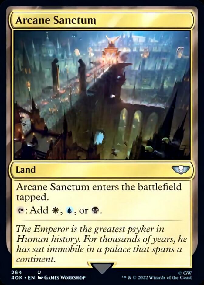 Arcane Sanctum (Surge Foil) [Warhammer 40,000] - Magic: The Gathering - Card Brawlers | Quebec | Canada |