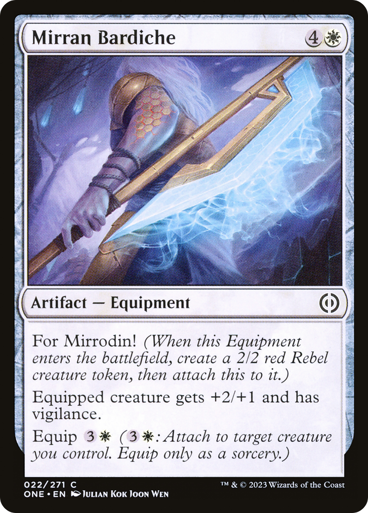 Mirran Bardiche [Phyrexia: All Will Be One] - Magic: The Gathering - Card Brawlers | Quebec | Canada |