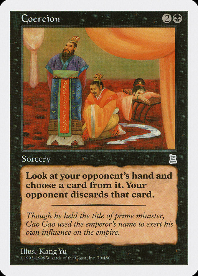 Coercion [Portal Three Kingdoms] - Magic: The Gathering - Card Brawlers | Quebec | Canada |