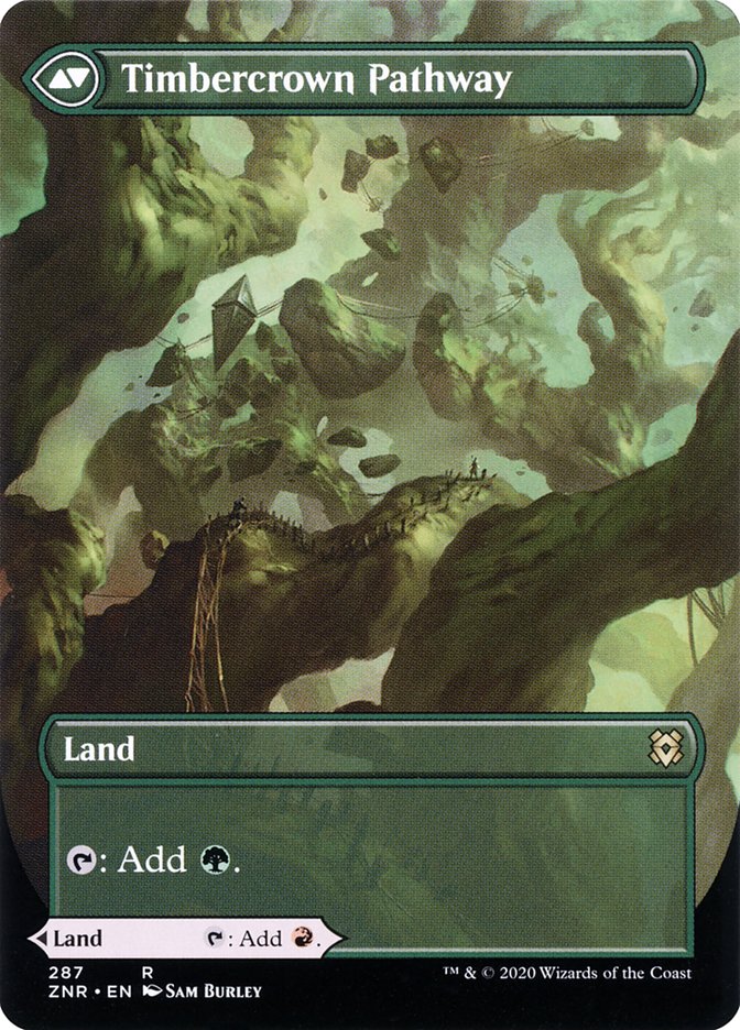 Cragcrown Pathway // Timbercrown Pathway (Borderless Alternate Art) [Zendikar Rising] - Magic: The Gathering - Card Brawlers | Quebec | Canada |
