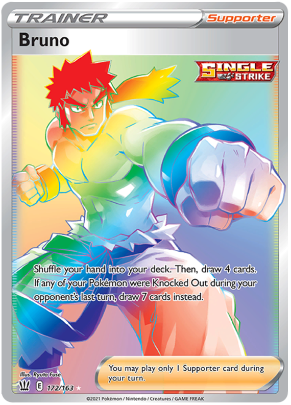 Bruno (172/163) [Sword & Shield: Battle Styles] - Pokémon - Card Brawlers | Quebec | Canada |