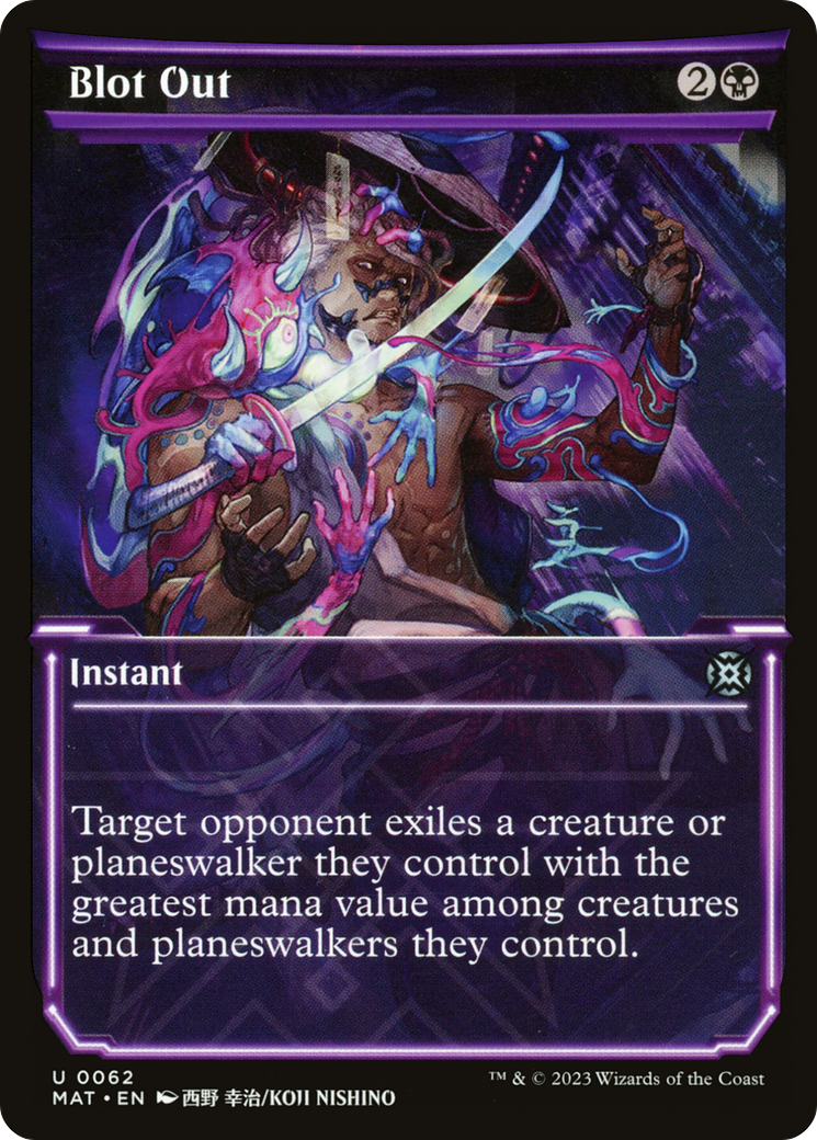 Blot Out (Showcase) [March of the Machine: The Aftermath] - Magic: The Gathering - Card Brawlers | Quebec | Canada |