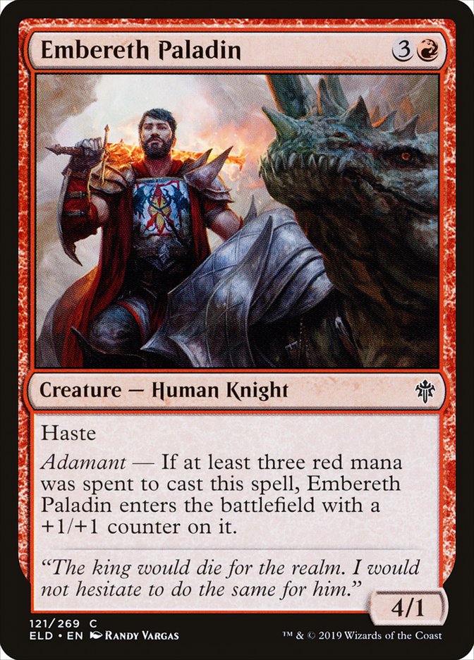 Embereth Paladin [Throne of Eldraine] - Magic: The Gathering - Card Brawlers | Quebec | Canada |