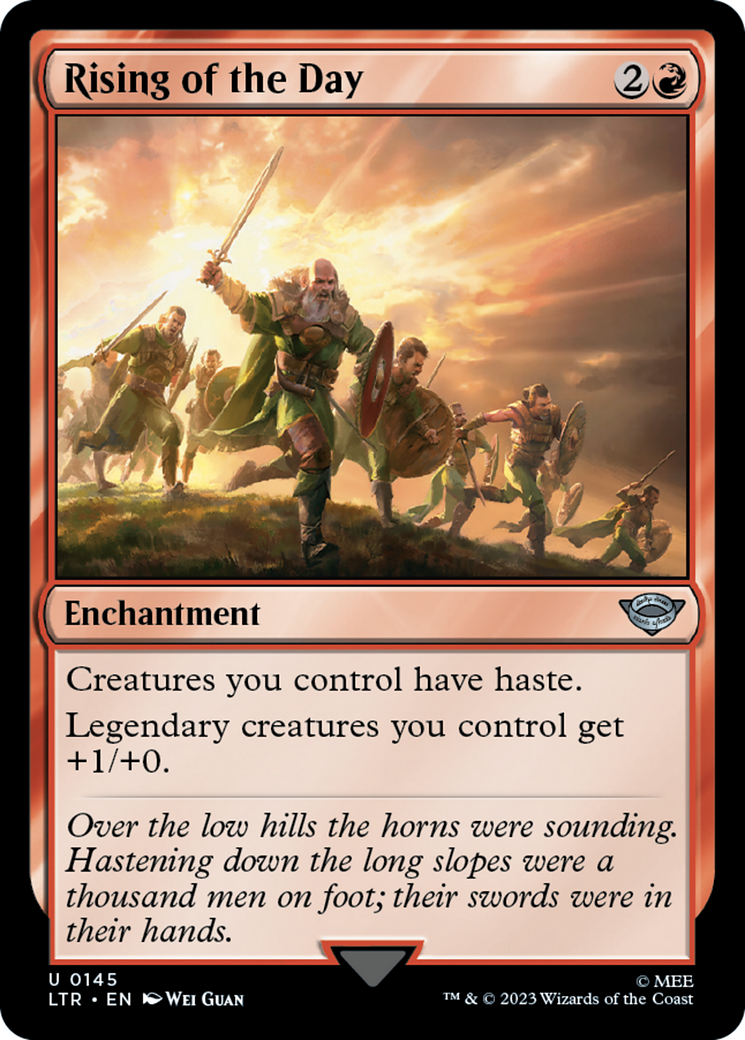 Rising of the Day [The Lord of the Rings: Tales of Middle-Earth] - Magic: The Gathering - Card Brawlers | Quebec | Canada |