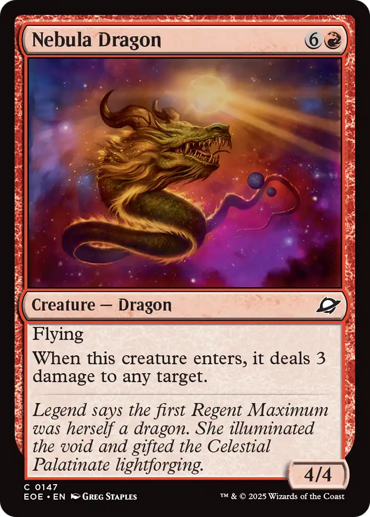 Nebula Dragon [Edge of Eternities] - Magic: The Gathering - Card Brawlers | Quebec | Canada |