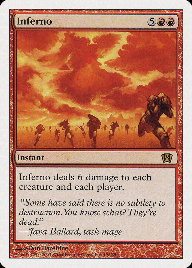 Inferno [Eighth Edition] - Magic: The Gathering - Card Brawlers | Quebec | Canada |