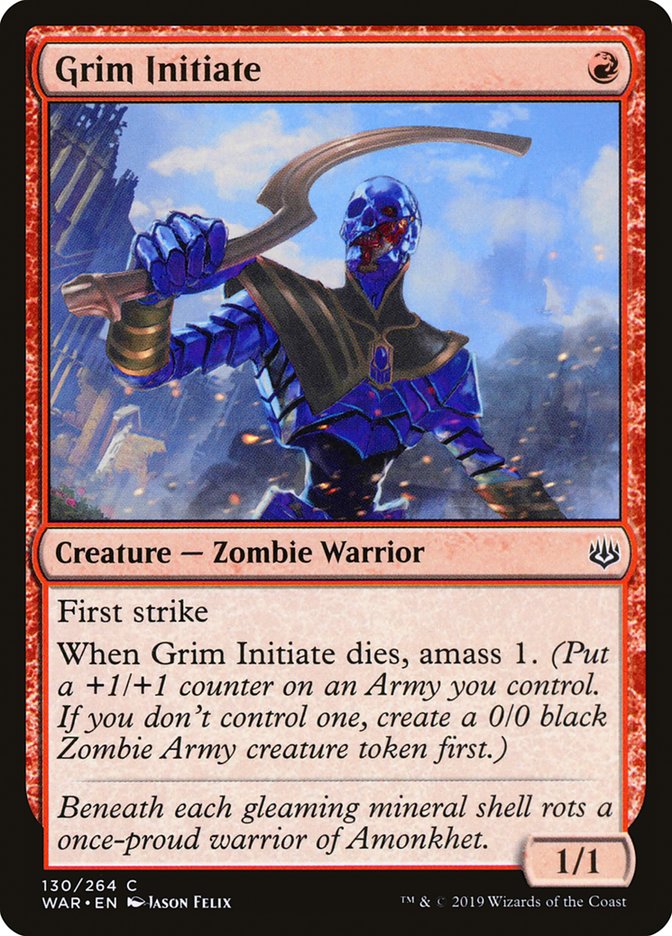 Grim Initiate [War of the Spark] - Magic: The Gathering - Card Brawlers | Quebec | Canada |