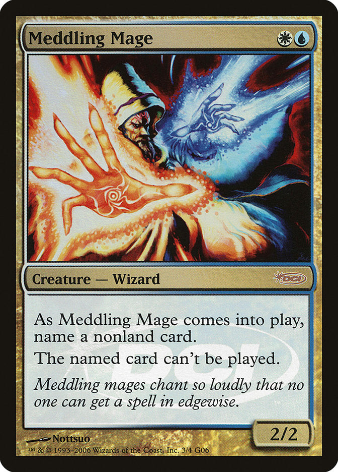 Meddling Mage [Judge Gift Cards 2006] - Magic: The Gathering - Card Brawlers | Quebec | Canada |