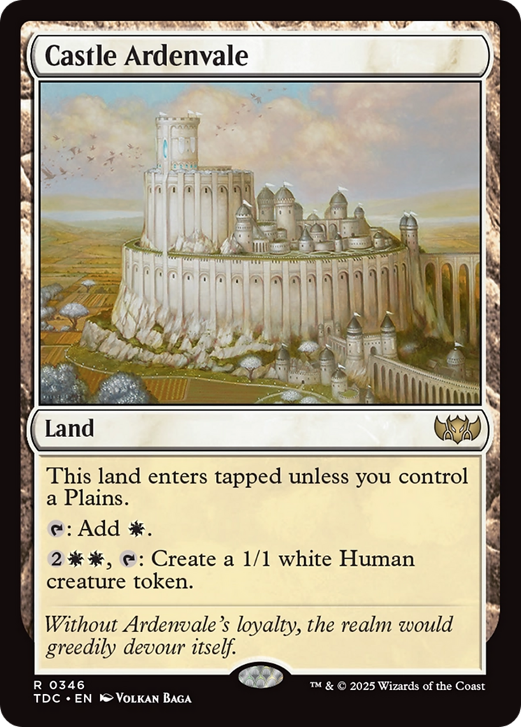 Castle Ardenvale [Tarkir: Dragonstorm Commander] - Magic: The Gathering - Card Brawlers | Quebec | Canada |