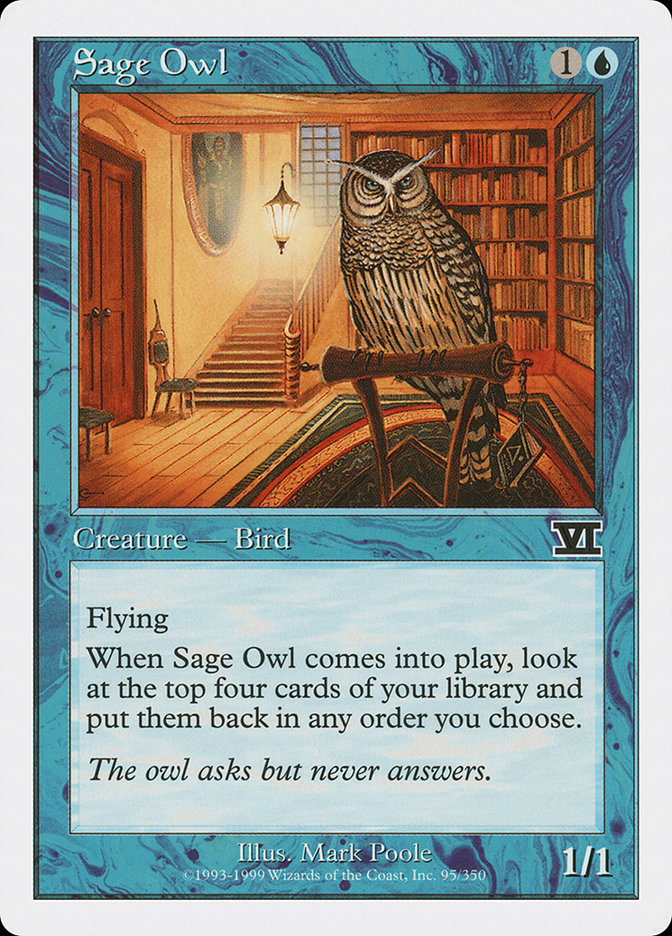 Sage Owl [Classic Sixth Edition] - Magic: The Gathering - Card Brawlers | Quebec | Canada |