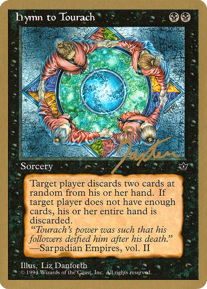 Hymn to Tourach (Circle) (George Baxter) [Pro Tour Collector Set] - Magic: The Gathering - Card Brawlers | Quebec | Canada |