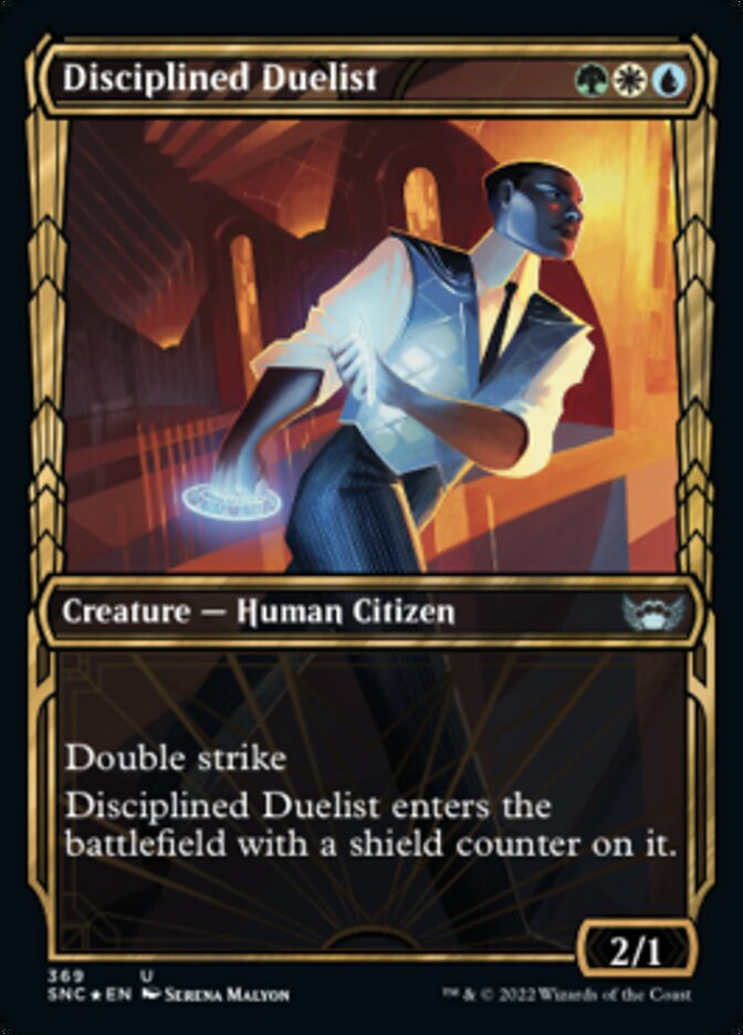 Disciplined Duelist (Showcase Golden Age Gilded Foil) [Streets of New Capenna] - Magic: The Gathering - Card Brawlers | Quebec | Canada |
