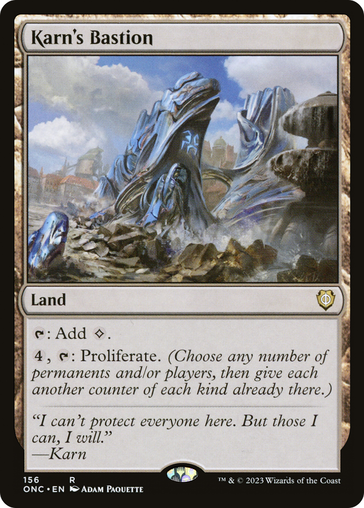 Karn's Bastion [Phyrexia: All Will Be One Commander] - Magic: The Gathering - Card Brawlers | Quebec | Canada |