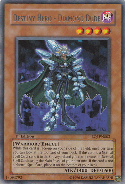 Destiny Hero - Diamond Dude [EOJ-EN003] Rare - Yu-Gi-Oh! - Card Brawlers | Quebec | Canada |