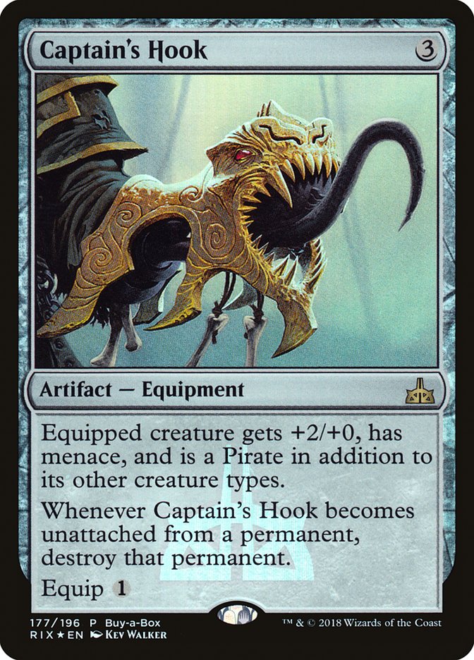 Captain's Hook (Buy-A-Box) [Rivals of Ixalan Promos] - Magic: The Gathering - Card Brawlers | Quebec | Canada |