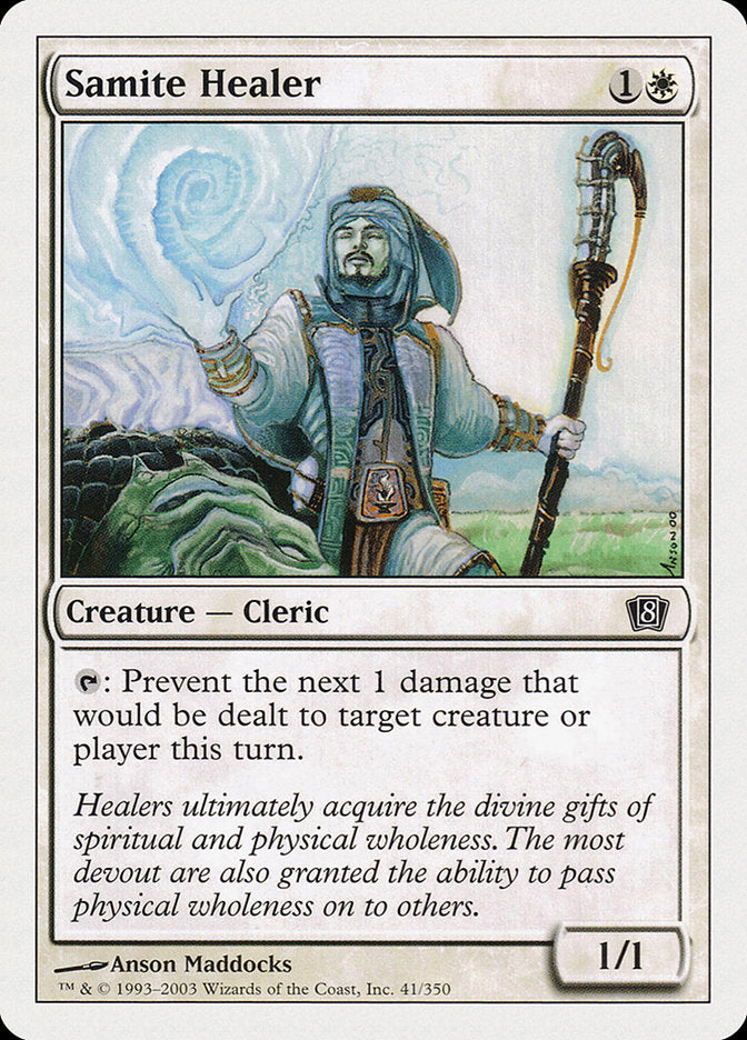Samite Healer [Eighth Edition] - Magic: The Gathering - Card Brawlers | Quebec | Canada |