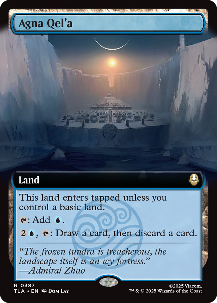 Agna Qel'a (Extended Art) [Avatar: The Last Airbender] - Magic: The Gathering - Card Brawlers | Quebec | Canada |