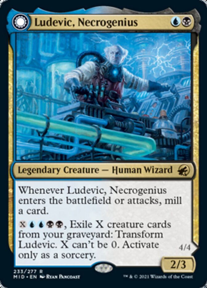 Ludevic, Necrogenius // Olag, Ludevic's Hubris [Innistrad: Midnight Hunt] - Magic: The Gathering - Card Brawlers | Quebec | Canada |
