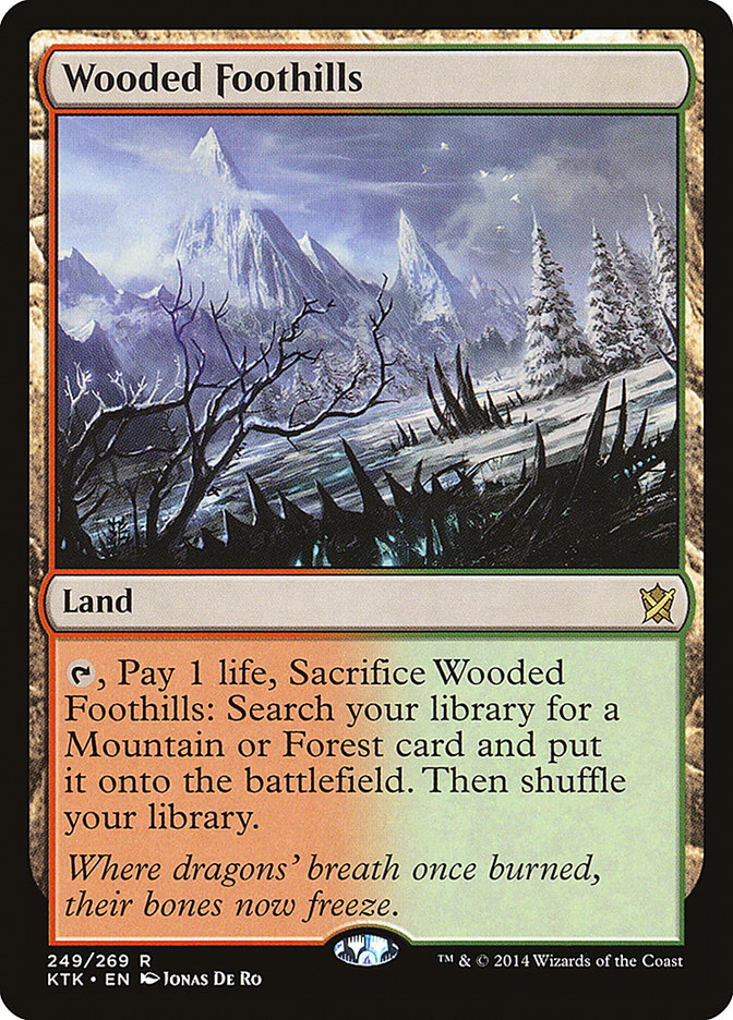 Wooded Foothills [Khans of Tarkir] - Magic: The Gathering - Card Brawlers | Quebec | Canada |