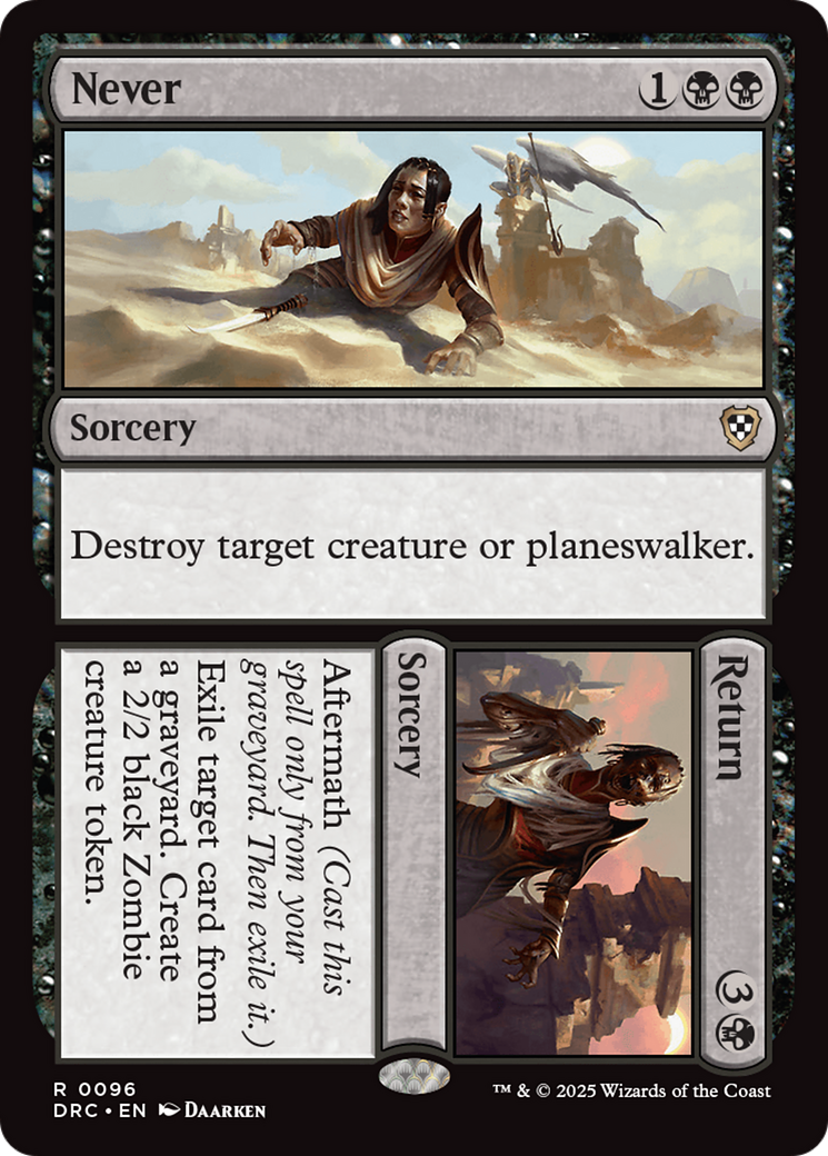 Never // Return [Aetherdrift Commander] - Magic: The Gathering - Card Brawlers | Quebec | Canada |