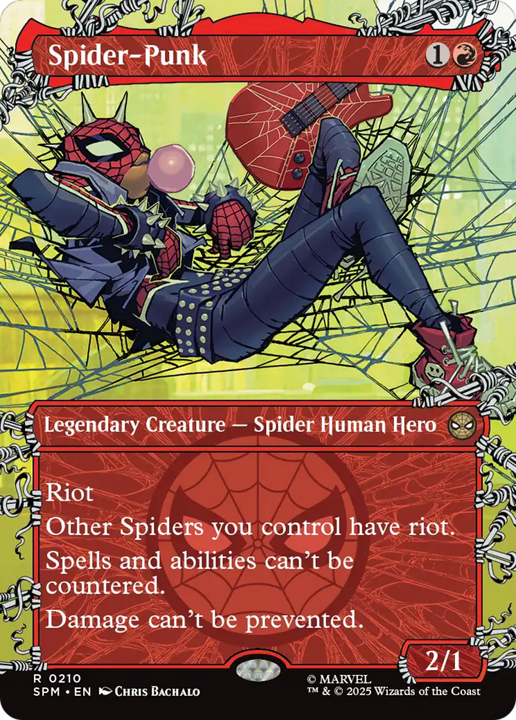 Spider-Punk (0210) (Borderless) [Marvel's Spider-Man] - Magic: The Gathering - Card Brawlers | Quebec | Canada |