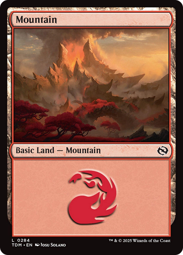 Mountain (0284) [Tarkir: Dragonstorm] - Magic: The Gathering - Card Brawlers | Quebec | Canada |