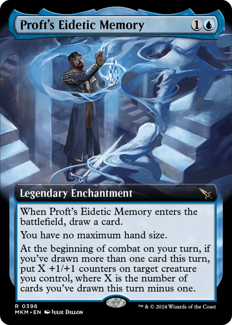 Proft's Eidetic Memory (Extended Art) [Murders at Karlov Manor] - Magic: The Gathering - Card Brawlers | Quebec | Canada |